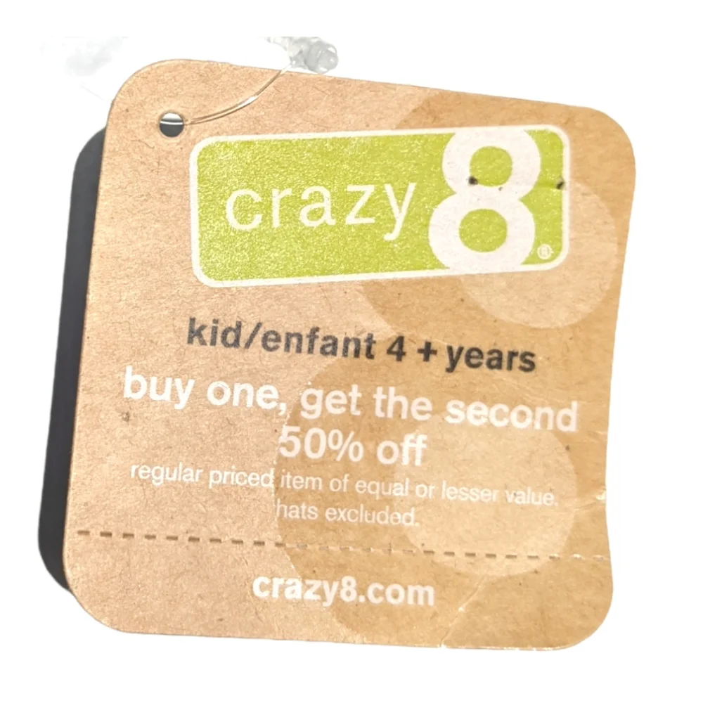 Crazy 8 Girls OS 4+ Blue Bow Head Band
